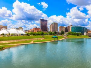 topographic survey - Dayton Ohio skyline