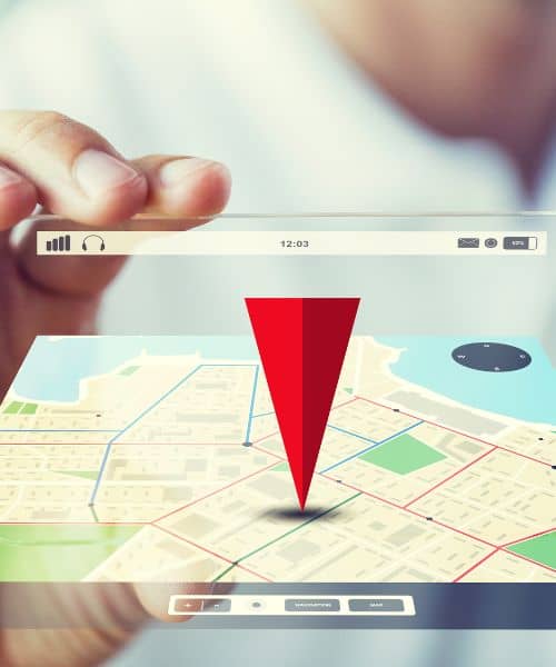 A digital parcel map highlights property boundaries that AI tools can review but still require a professional property survey for accuracy