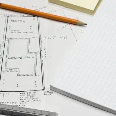 Residential survey plat with measurements - ALTA SURVEY Ohio Property line survey plat showing measured boundaries and lot dimensions for a residential property