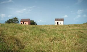 Lot survey shared well rural property - ALTA SURVEY Ohio Two rural properties in an open field, illustrating the parcel boundaries and shared well considerations a lot survey can help clarify